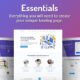 Essentials – High Converting SaaS Landing Page Template