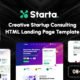 Starta – Creative Startup Agency & Consulting HTML Landing Page Template