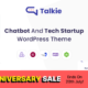 Talkie – Chatbot and Tech Startup WordPress Theme