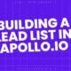 Lead generation: How to build a list in Apollo.io