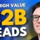 How To Get Qualified B2B Leads using SEO