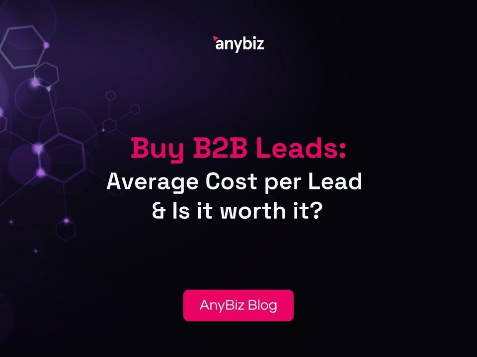 Buy B2B Leads: Average Cost per Lead & Is it worth it?