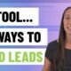 4 Ways to Find Web Design & SEO Leads Using 1 Tool  |  Better Leads