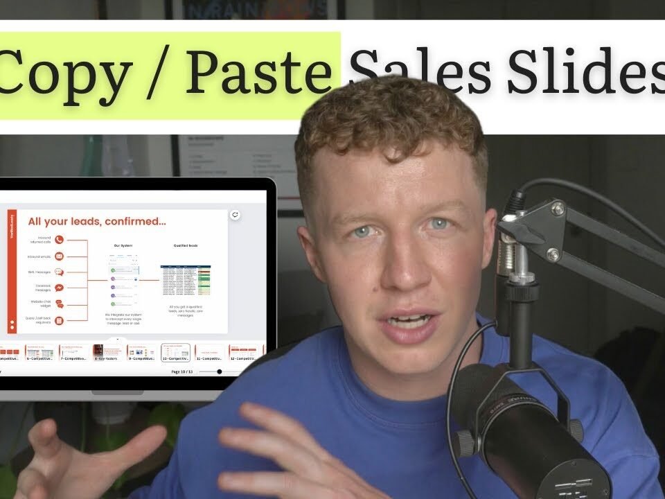 How To Sell Leads To A Business (Copy/Paste Slides)