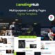 LandingHub – Multipurpose Landing Pages Figma Template