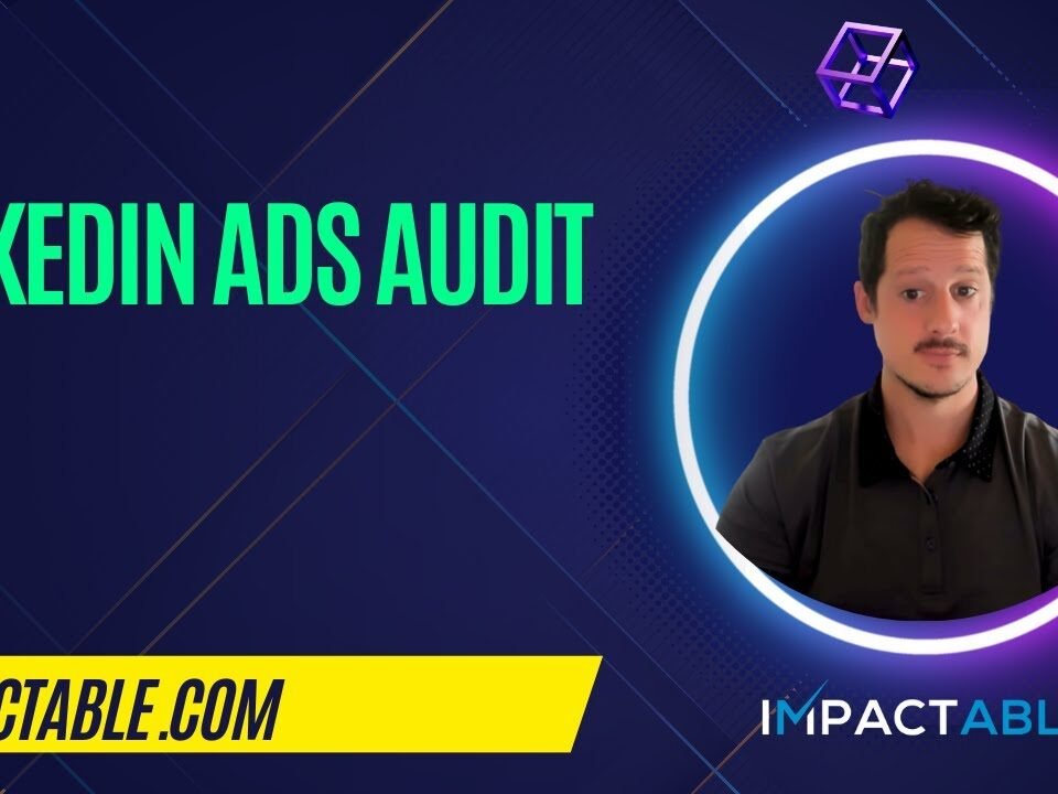 Linkedin Ad account audit – Optimizing cost per lead – Linkedin lead Generation Ads