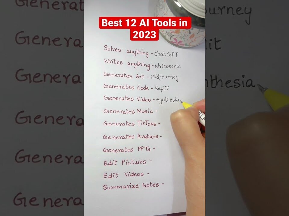 Best 12 AI Tools in 2023