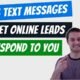 Top 3 Text Messages to Get Your Online Leads to Respond To You