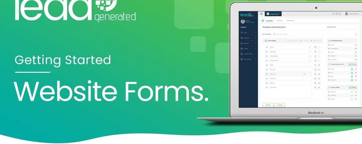 Website Forms in Lead Generated