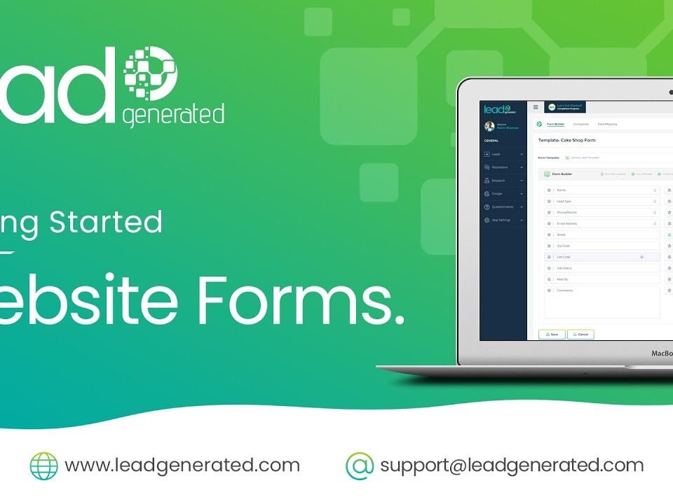 Website Forms in Lead Generated