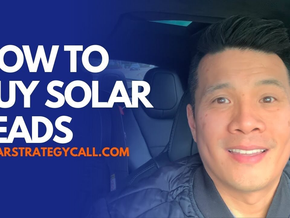 How to buy solar leads