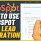 How to Use Hubspot for Lead Generation