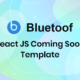 Bluetoof – React JS Coming Soon Template