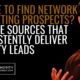 Where To Find Network Marketing Prospects