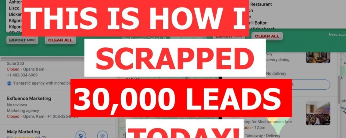 Exactly How I Scrapped 30,543 Targeted B2B Leads TODAY? with an Easy Data Scraper Tool