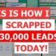 Exactly How I Scrapped 30,543 Targeted B2B Leads TODAY? with an Easy Data Scraper Tool