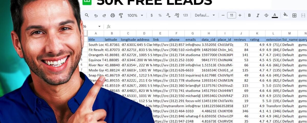 FREE B2B Leads For Cold Email Marketing (50,000 Emails)