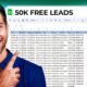 FREE B2B Leads For Cold Email Marketing (50,000 Emails)