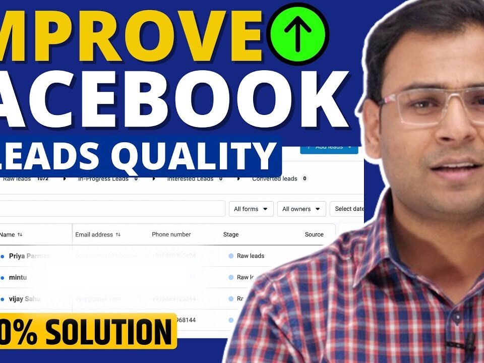 How to Improve Facebook Lead Quality | Lead Generation | #7