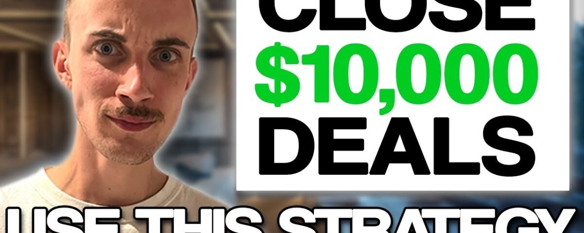 How I close ,000 A MONTH deals for my lead generation agency (how to get good at sales)…