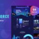 Medforce – Gaming Subscription Website PSD Template