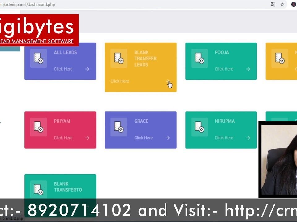 3 Level Demo Of Lead Management Software ll Digibytes