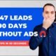 4,447 Leads In 90 Days Without Ads 🧲📲💳 #shorts