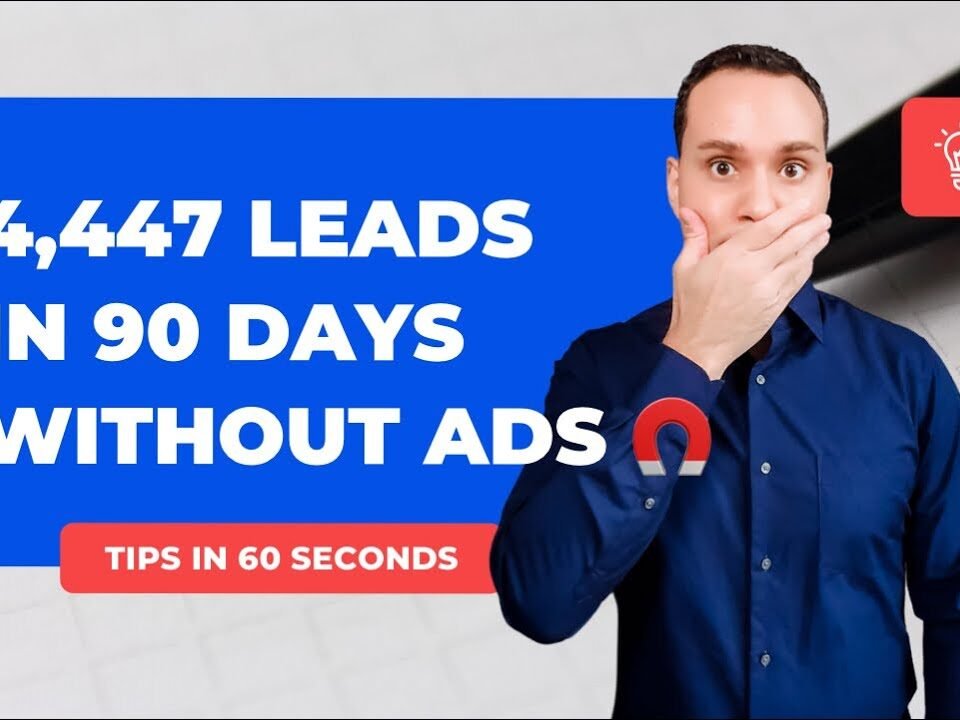 4,447 Leads In 90 Days Without Ads 🧲📲💳 #shorts