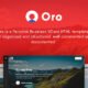 Oro – Personal Business vCard HTML Template